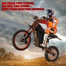 3000W Peak Electric Dirt Bike E-Mountain bike 48V 21Ah 40MPH for Adults Teens