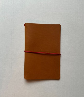 New/Open-Box Word. Notebooks Memo Notebook Leather Sleeve - Regular Size