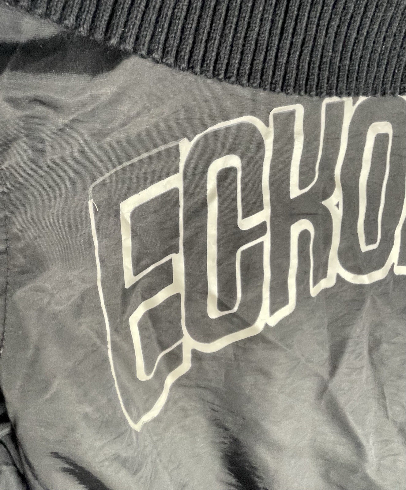 Women’s Ecko Red Patch Varsity Jacket Black Size … - image 7