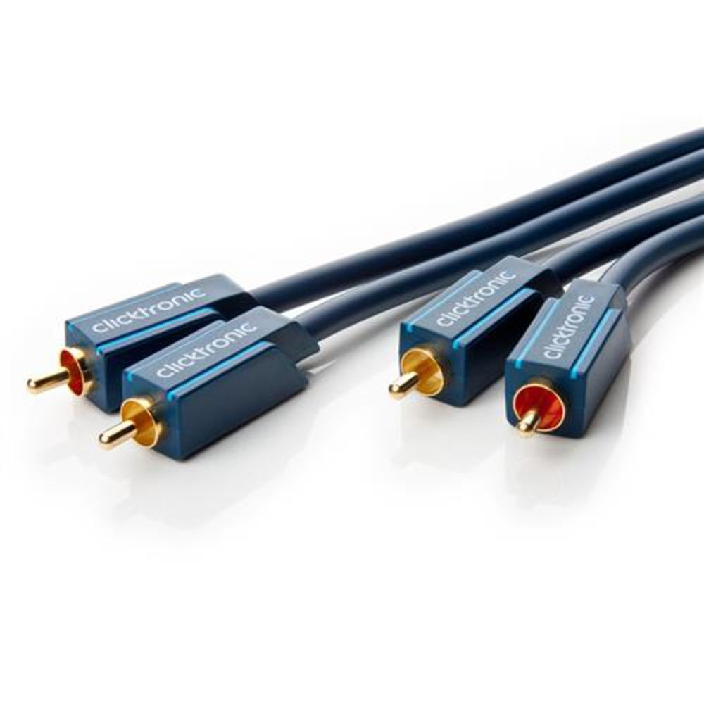 Аудиокабель Clicktronic Stereo 2x Cinch-Stecker2x Cinc 70385 4290₽