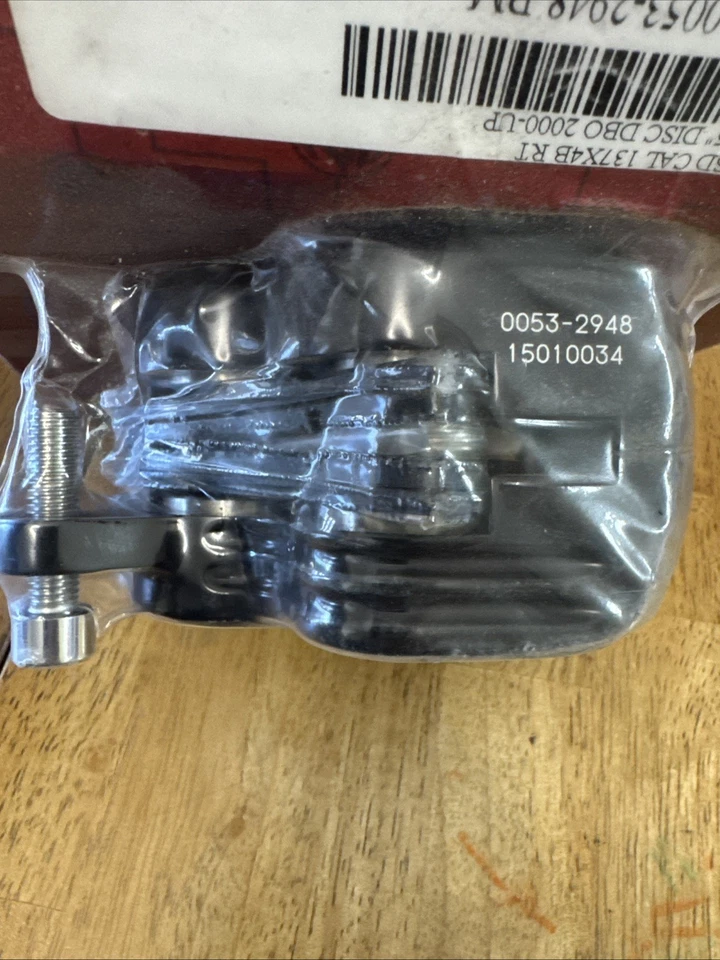 Roland Sands Front Right Brake Caliper Custom 4 Piston 11.5 00-17 Harley Black - Image 2 of 3