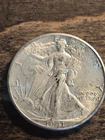 1941 Walking Liberty Half Dollar 90% Silver AU/BU Beautiful Coin