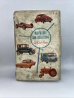 MTB-Vintage Lot Of 12 Miniature Diecast Cars And Miniature Show Car Case Carrier