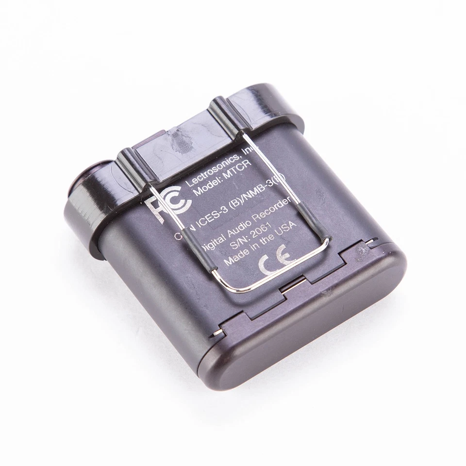 Lectrosonics MTCR Miniature Time Code Recorder with M152/5P Lavalier Microphone - Image 3 of 4