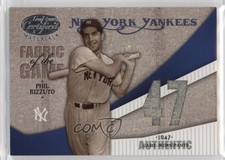 2004 Leaf Certified Materials Jersey Year 13/47 Phil Rizzuto #FG-93 HOF a8r
