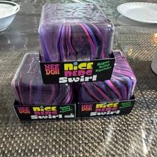 SET OF 3 NeeDoh Nice Berg Swirl XL Giant Nee Doh Squishy Swirl Cube AUTHENTIC