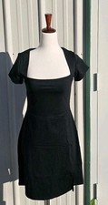 Square Neck Black Tennis Dress With Built in Shorts with 2 POCKETS!!! NEW!