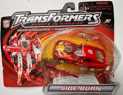 Sideburn Hasbro Transformers Robots in Disguise RiD 2001  NIB