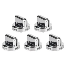 5PCS/Set Range Control Knob Replacement Part For Frigidaire Oven Gas Stove