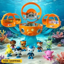 Octonauts Sound And Light Octopod Castle, Adventure Playset + 8 Figures Toys