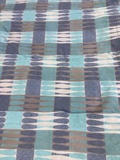 Vintage Bark Cloth  Curtains X2