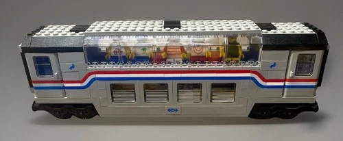 1993 LEGO 4547 Railroad Club Car 9V Train DDecker Passenger Wagon(NO BOX/MANUAL)