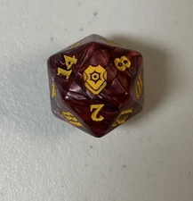 Commander Legends Baludur's Gate D20 Oversized Spindown Die MTG lifecounter Dice