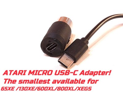 Atari Netzteil micro 800XL, 600XL, 65XE, 130XE, XEGS USB-C Netzteil PSU
