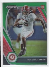 #101 2021 Prizm Draft Picks GREEN = DeVonta Smith RC Alabama Crimson Tide