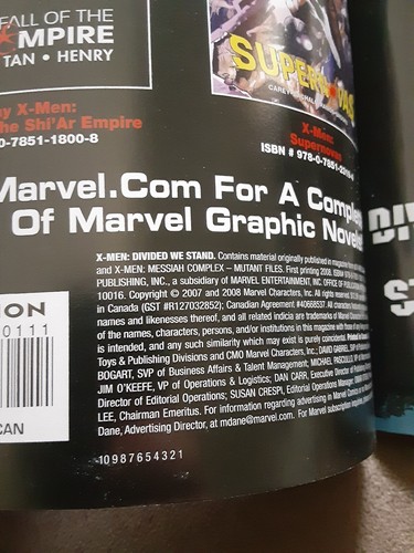X-MEN DIVIDED WE STAND GRAPHIC NOVEL TPB MARVEL Matt Fraction 1st Edition - Picture 4 of 4