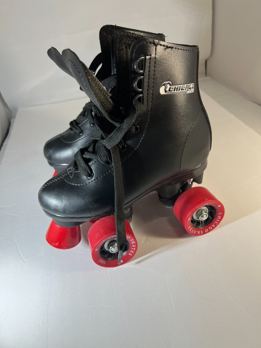 Chicago Skates Patins à roulettes quadrillés réglables Chicago Boys Bleu Taille J10-J13 | Home Depot Canada