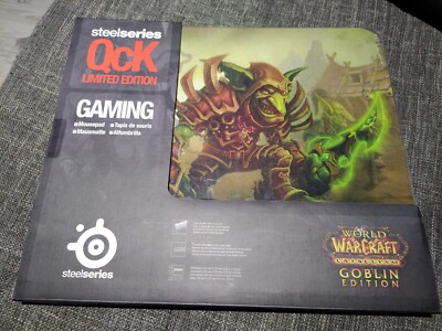 World of Warcraft Steelseries QcK Limited Edition Gaming Mousepad seltenes Stück
