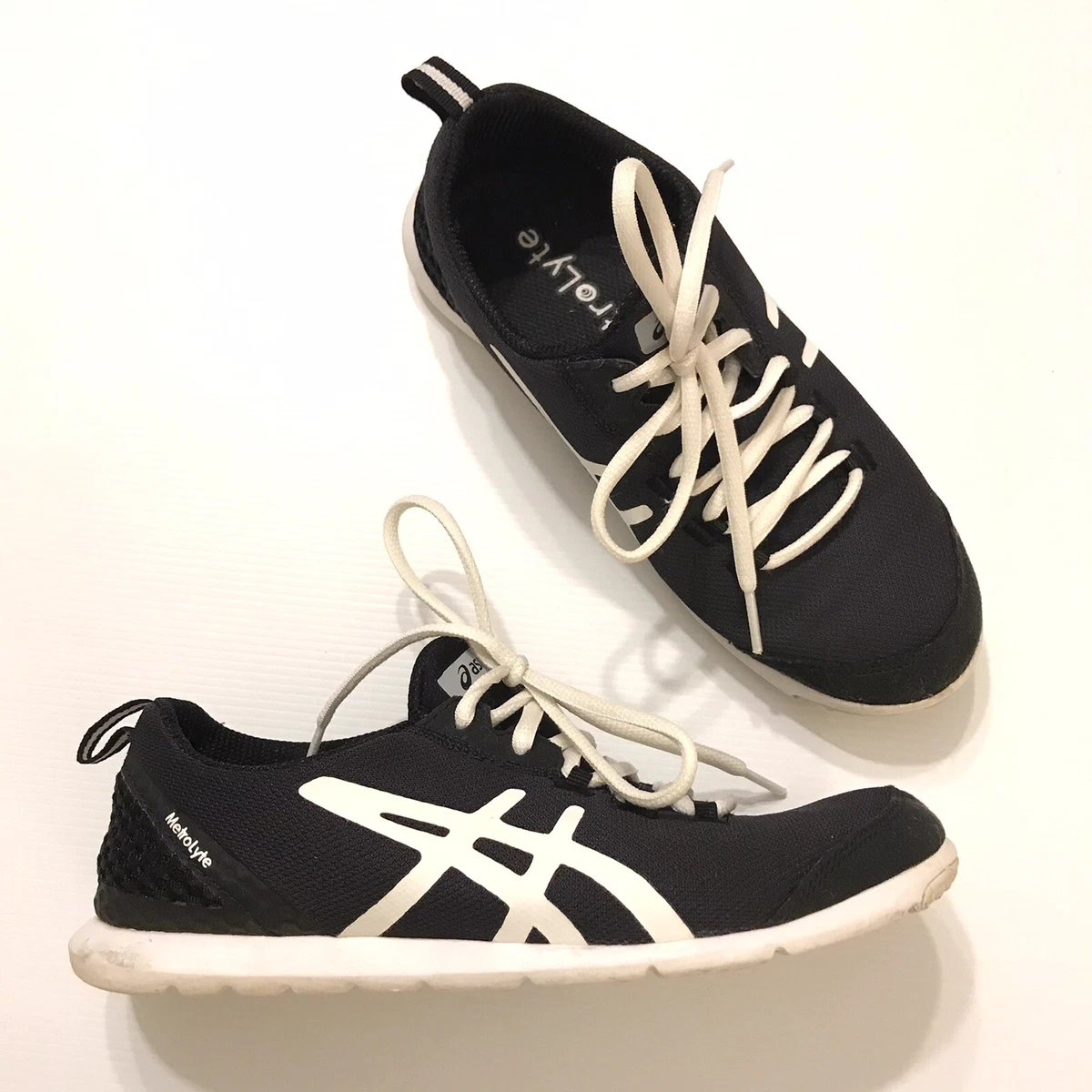 Asics women's walking clearance shoes black