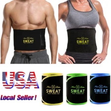 Men&Women Premium Waist Trainer Sweat Belt Body Shaper Slimmer Weight Loss Wrap