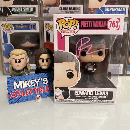 RICHARD GERE SIGNIERT HÜBSCHE FRAU EDWARD LEWIS FUNKO POP BECKETT ZERTIFIZIERT - Bild 1 von 7