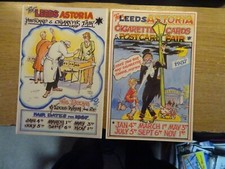 LEEDS POSTCARD FAIR X 18 ADVERT CARDS. ASTORIA/PUDSEY CIVIC HALL  FROM 19885-97