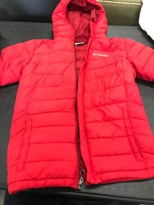 columbia red coat