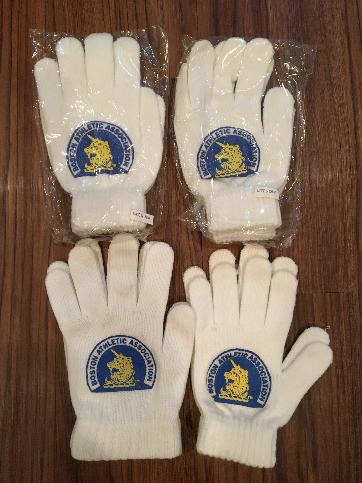 BOSTON MARATHON Gloves, RARE BOSTON MARATHON cloth gloves, NEW eBay