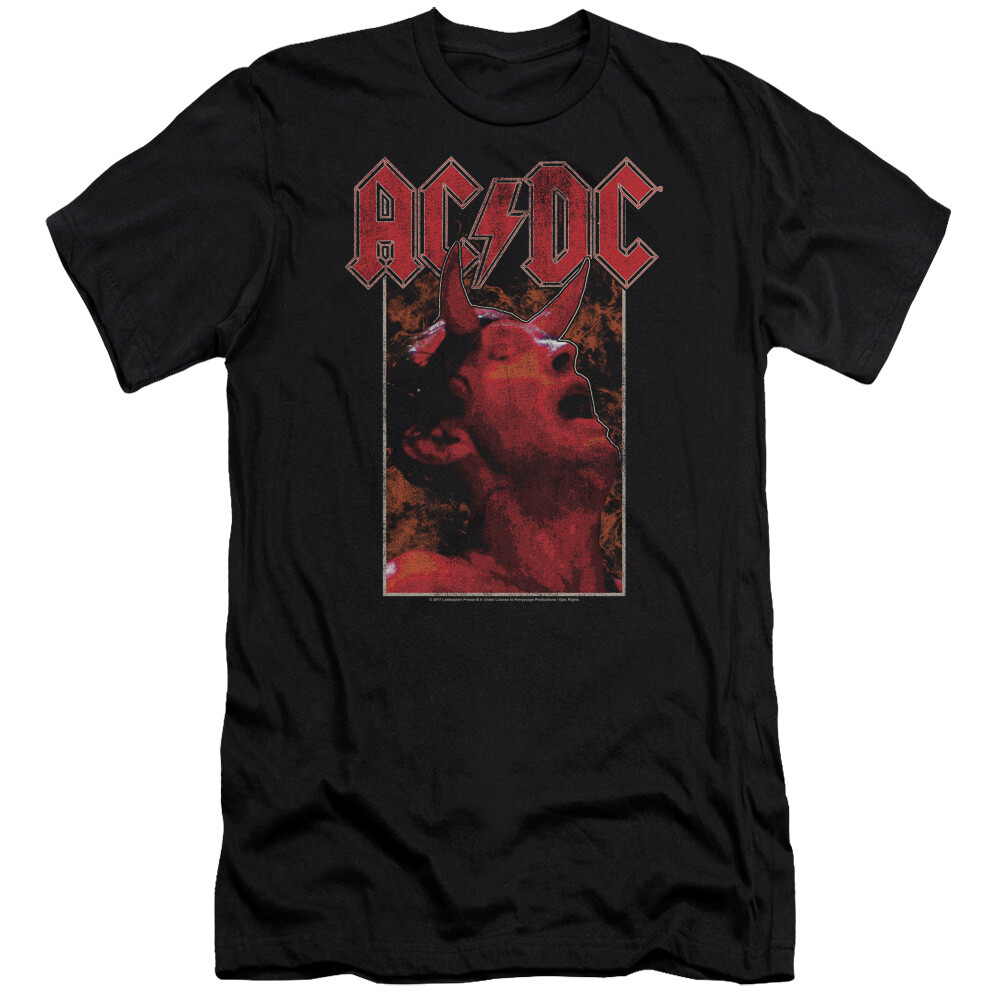 AC/DC Horns Adult 30/1 T-Shirt Black | eBay