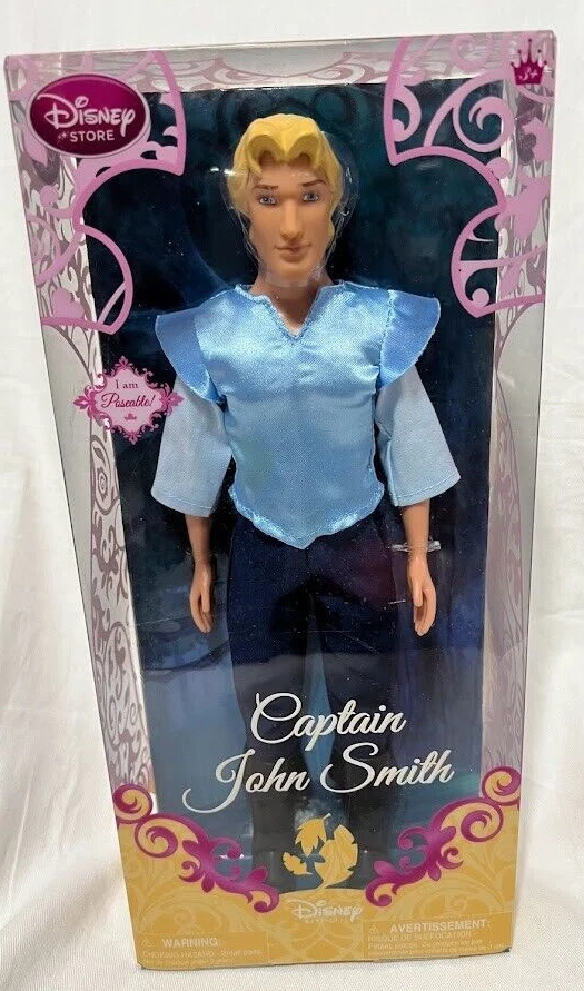 NEW Disney Store Captain John Smith Classic Doll 12 From Pocahontas NIB