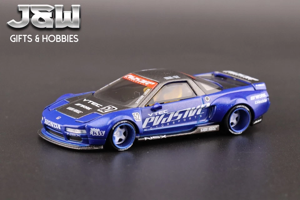 Kaido House x Mini GT Honda NSX Evasive V2 azul KHMG137 1/64 Foto 3 de 4