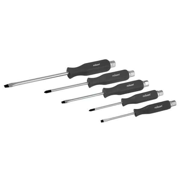 Rolson 5pc Hex Shank Screwdriver Set 28594