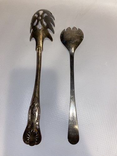 Set Of Vintage Silver Plated Serving Spoons Made in Italy - Picture 2 of 9