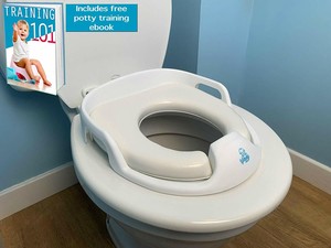 potty with high splash guard