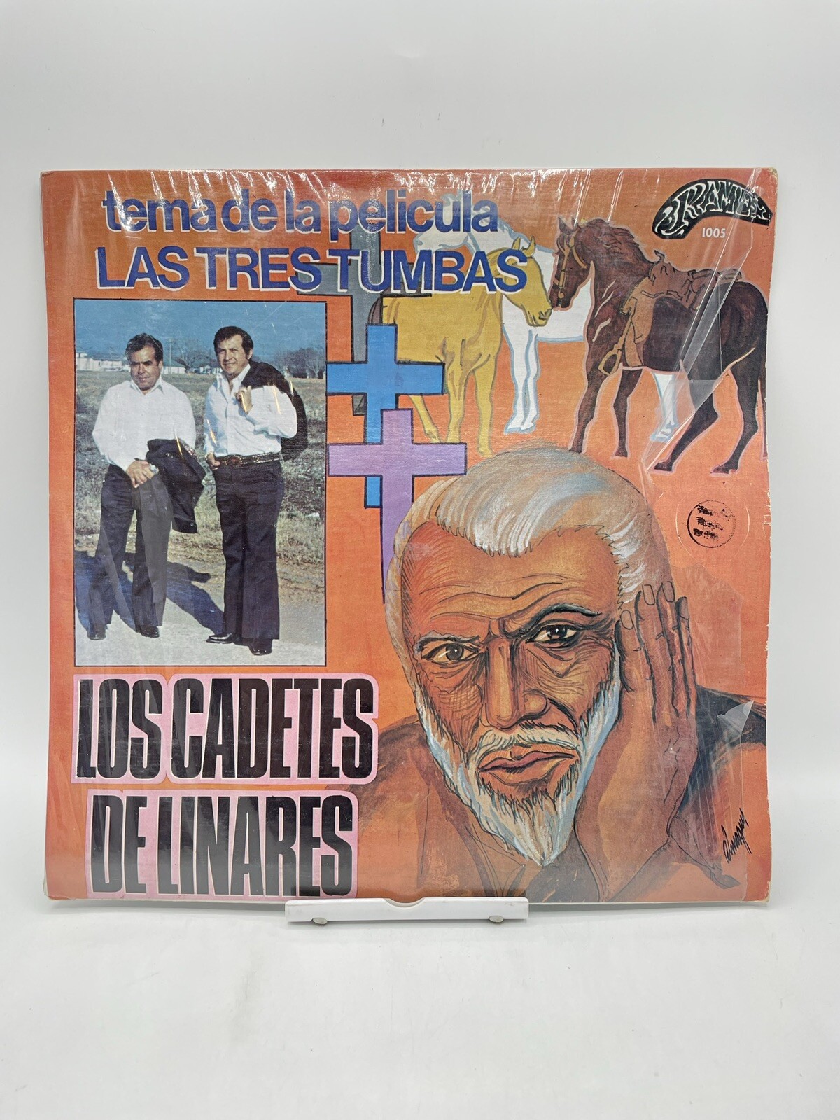 LOS CADETES DE LINARES/ LAS TRES TUMBAS / CORRIDOS vinyl record 33 rpm