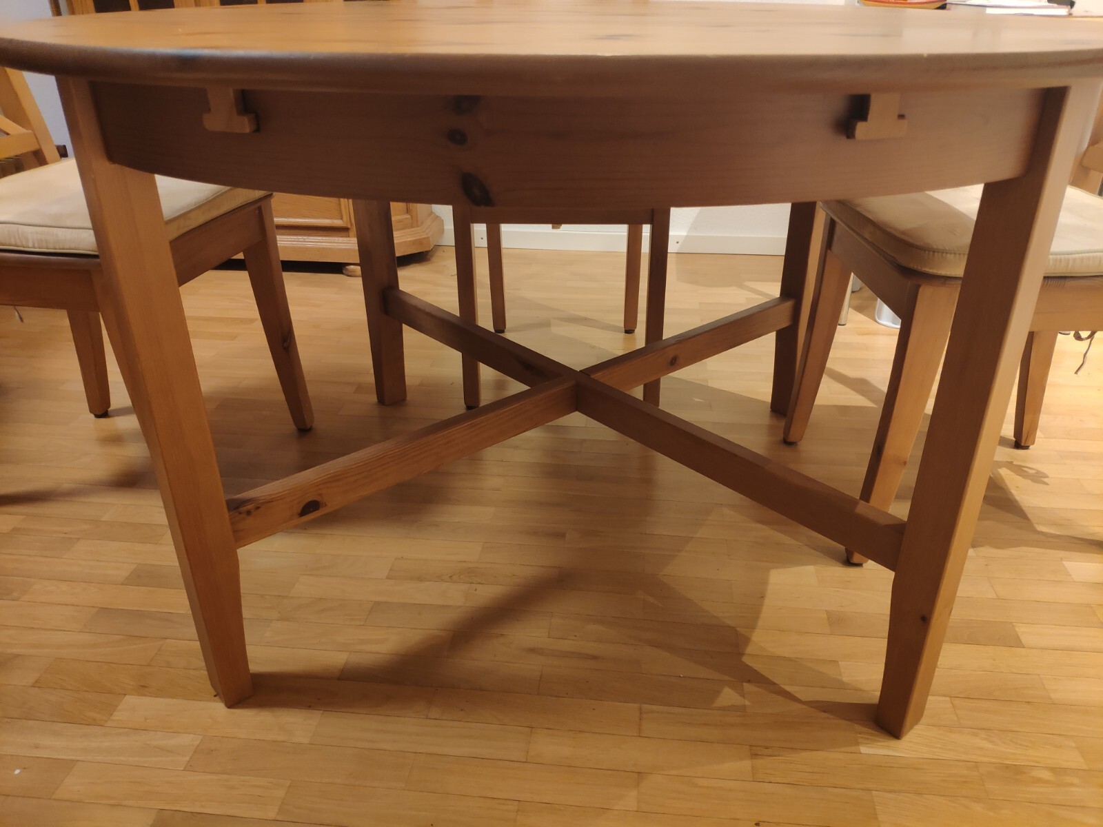 Esstischgarnitur Holz Tisch und 6 Stühle IKEA Hemnes eBay