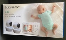 Babysense v43 Split-Screen Video Baby Monitor