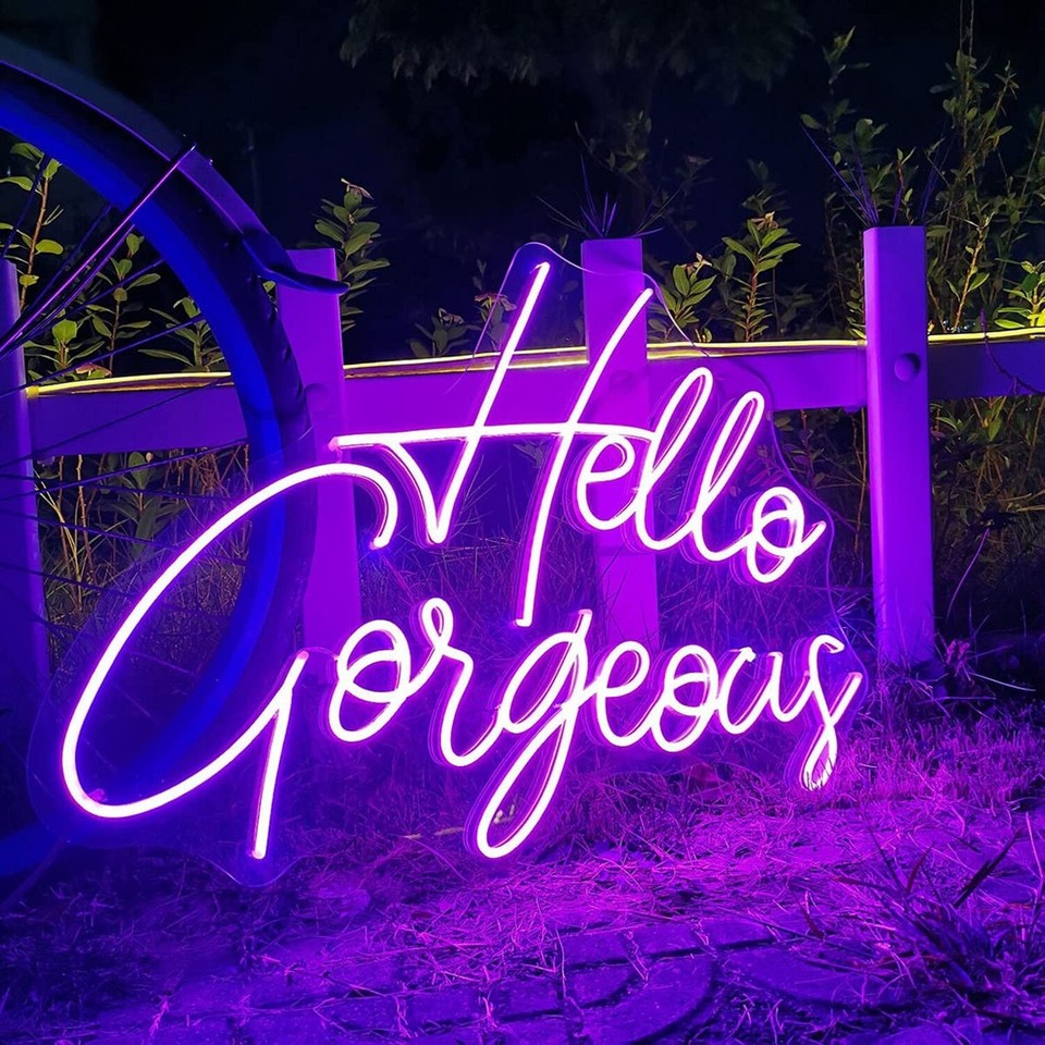 Custom Neon Signs, Personalised Large Led Neon Lights Sign Customizable