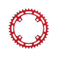 COOK BROS. RACING BMX 4-BOLT 104mm CHAINRING GEAR USA MADE CNC 40T RED