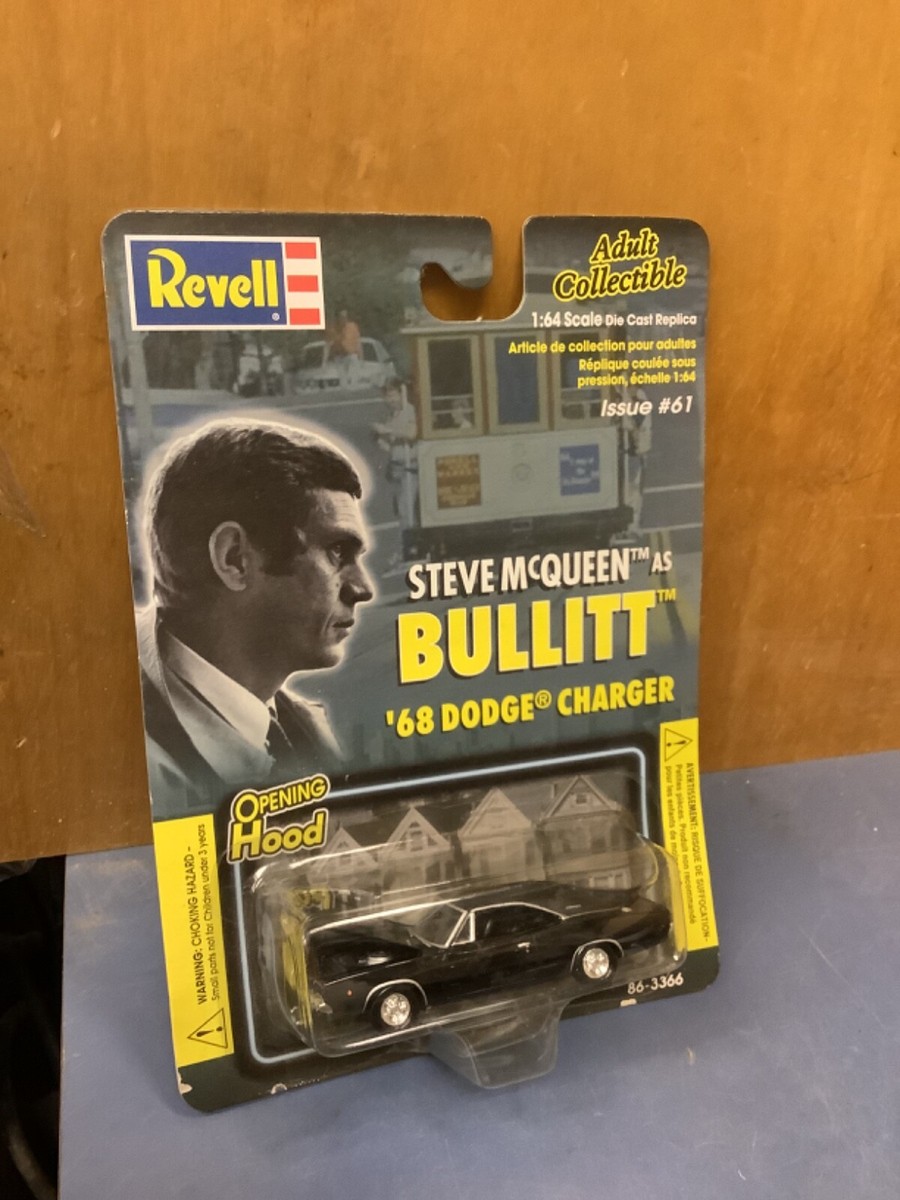 Revell Issue #61 Steve McQueen as Bullitt '68 Dodge Charger 1:64 Die Cast