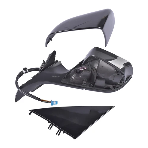 Left Side Driver Side Mirror Power Folding Black For Tesla Model 3 M3 2017-2023