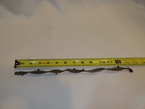Antik STACHDRAHT Vintage ALLIS BUCKTHORN Buck Dorn flaches Band 13,5" Muster - Bild 4 von 4