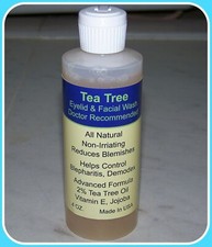 Tea Tree Oil 2% Eyelid Eyelash Face Cleanser eye Wash Blepharitis Demodex Dr Rec