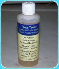 Tea Tree Oil 2% Eyelid Eyelash Face Cleanser eye Wash Blepharitis Demodex Dr Rec