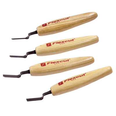 FLEXCUT Dogleg Chisel Micro Tool Set (MT150)