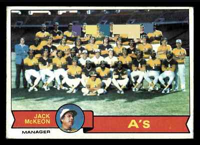 1979 Topps #328 Oakland A's / Jack McKeon - (MARKED)