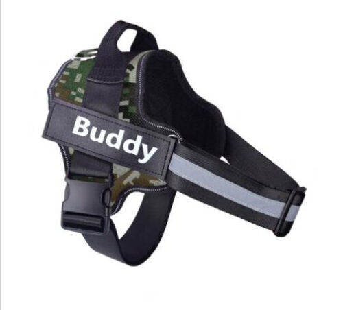 Personalized No Pull Dog Harness with Customizable Name Tag Adjustable Pet Vest - Picture 21 of 31