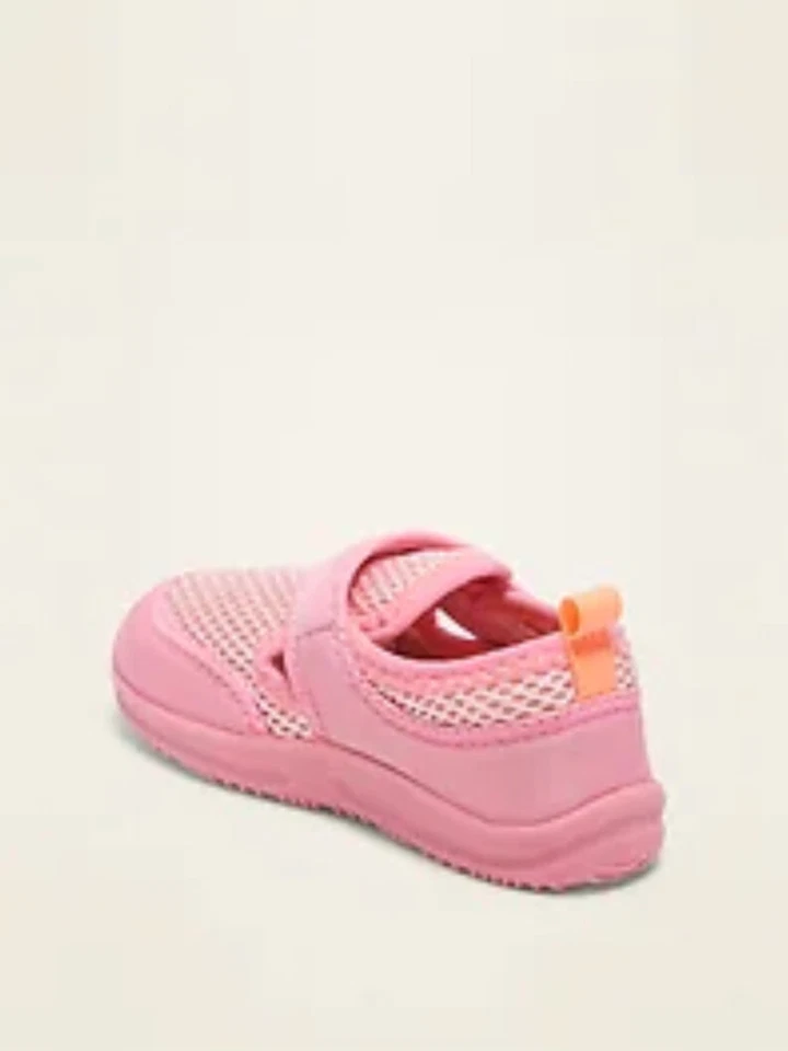Old Navy Toddler Girls Pink Mesh Water Sneaker Shoes Size 5 7 or 10 - Image 4 of 4