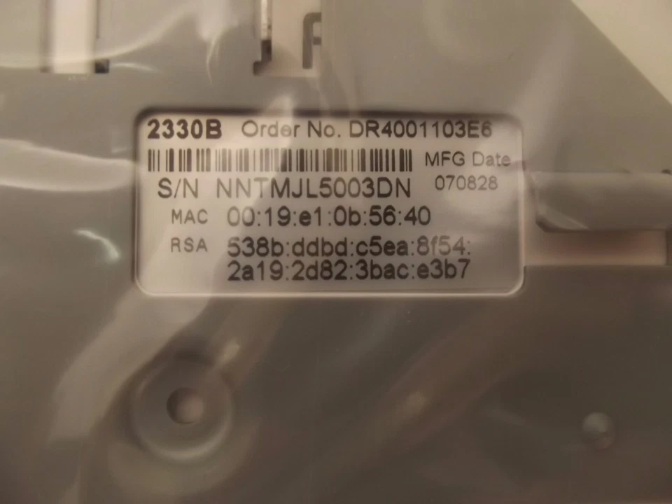 Nortel 2330B DR4001103E6 802.11a/b/g 54Mbps Wireless LAN Access Point 24-2 - Image 3 of 3