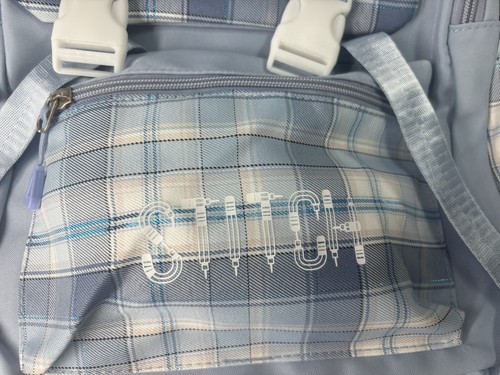 Disney Stitch Allover 16" Large school Backpack Book Travel Bag, New - Picture 5 of 7